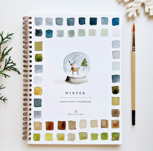 Winter Watercolor Workbook