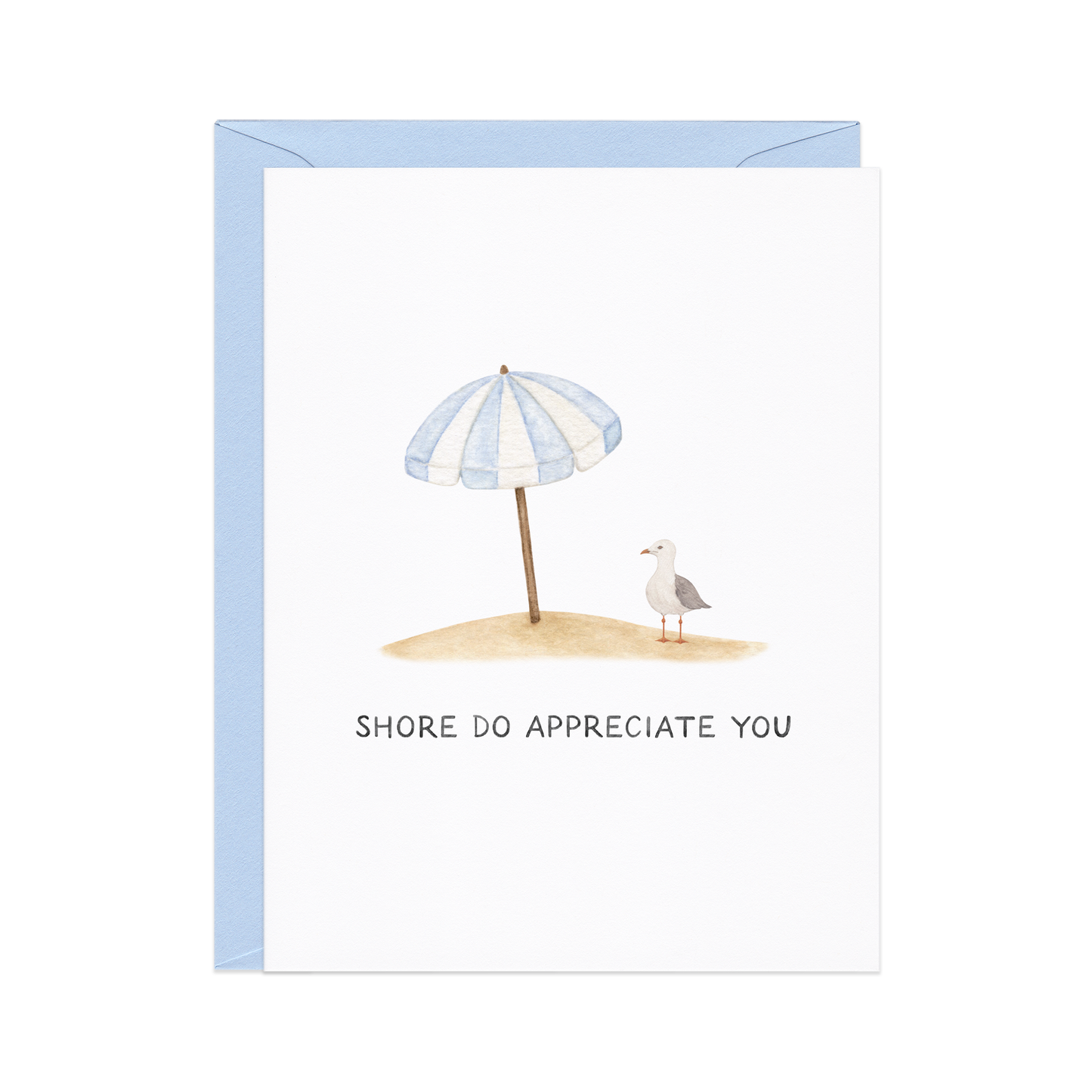 Shore Do Appreciate You — Coastal Thank You Card