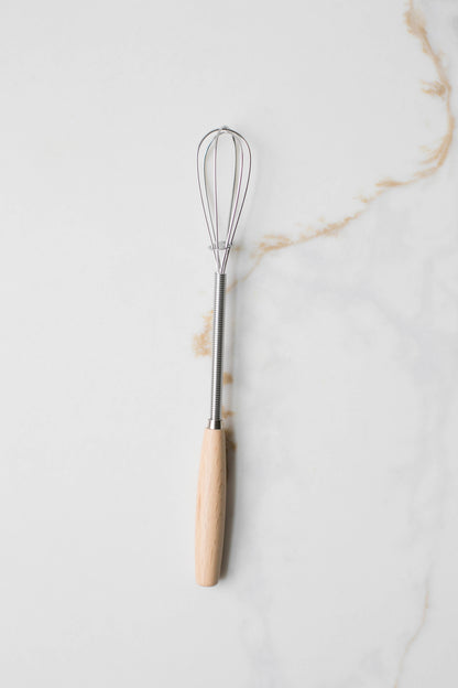 Vintage Mini Whisk with Wood Handle