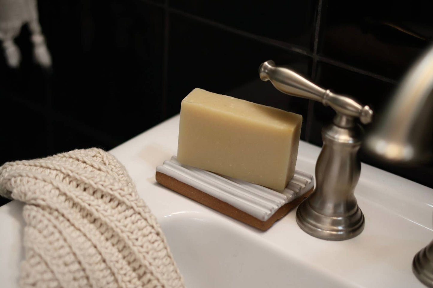 Soap Dish | White  | handmade pottery