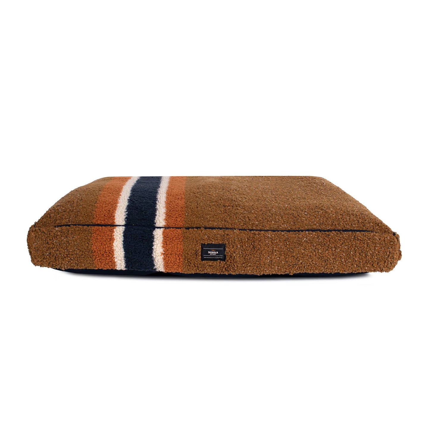 Shinola Pet Rectangular Pet Napper Dog Bed in Brown