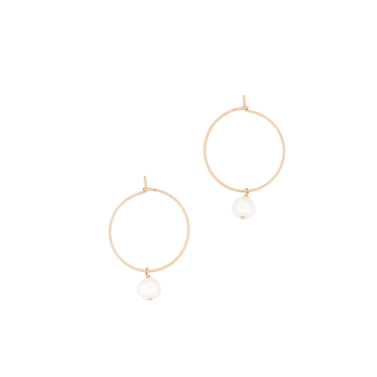 Pearl Hoops