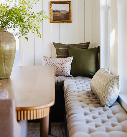 Olive Pillow Cover, Olive Green Pillow | Dark Olive