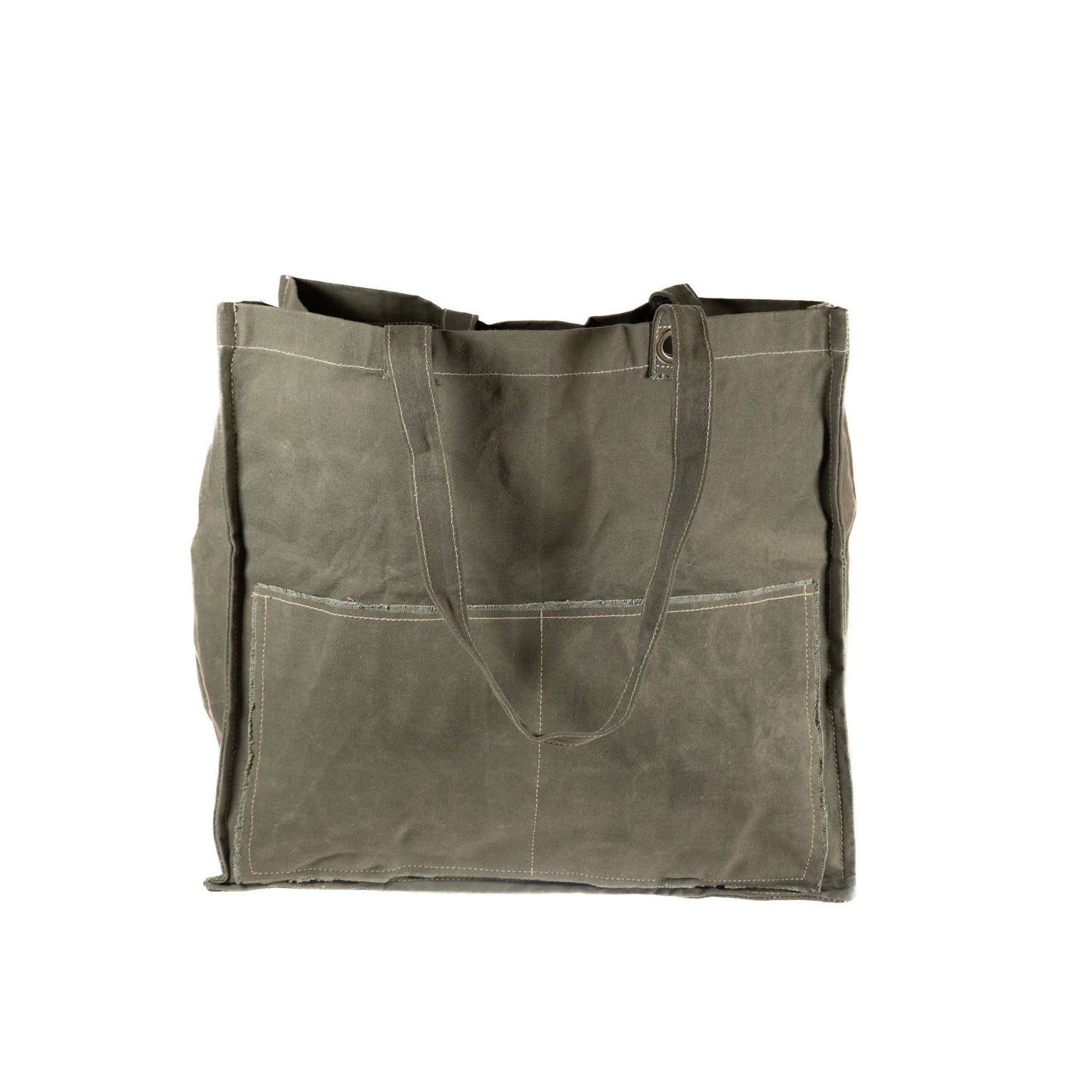 Distressed Canvas Tote