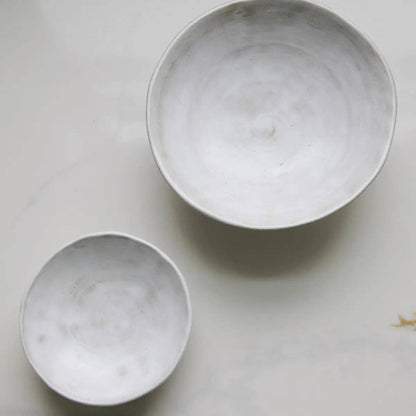 Footed Ceramic Display Bowl