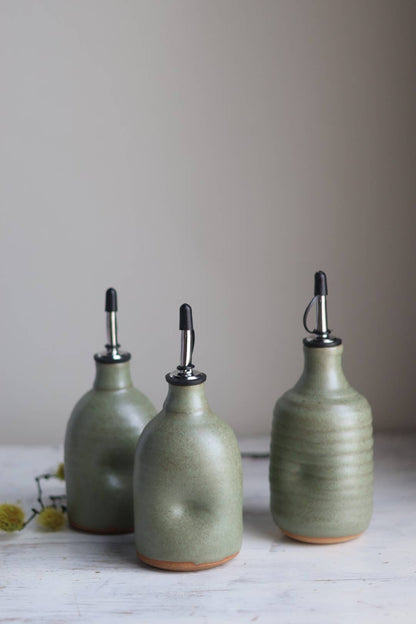 Artist Choice Olive Oil Cruet in Sage Green