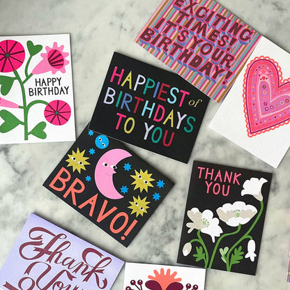 Embroidered Heart Note Card