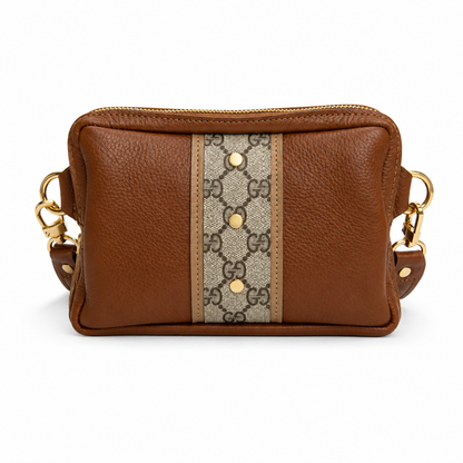 Bella Belt Bag In Sienna Leather | Upcycled GG (Limited Edition)