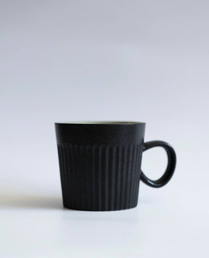 Striped coffee mug