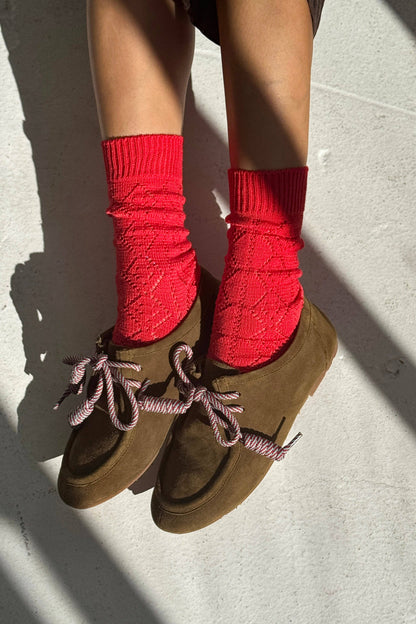 Modal Eyelet Socks