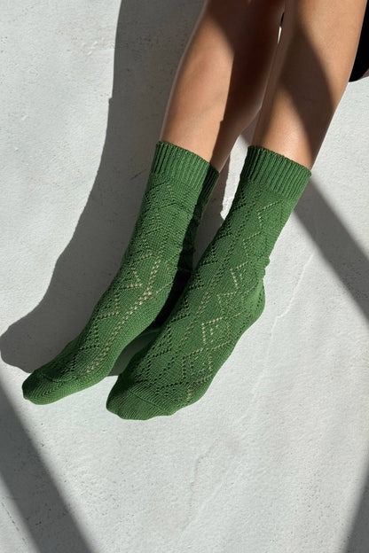 Modal Eyelet Socks