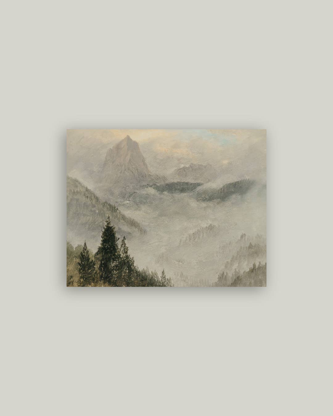 Celestial Mountain Antique Artist Board