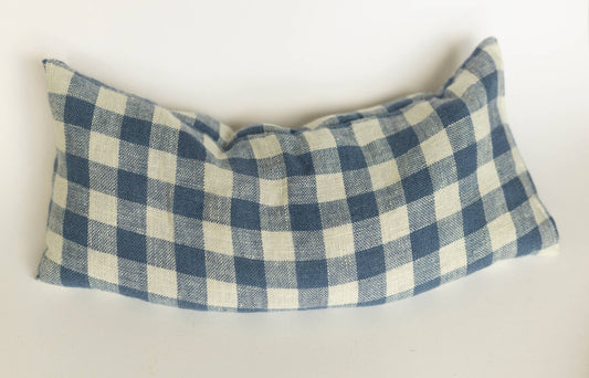 Eye Pillow Blue Gingham