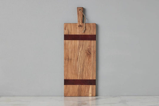 Natural Rectangle Acacia Wood Charcuterie Cheese Board Small