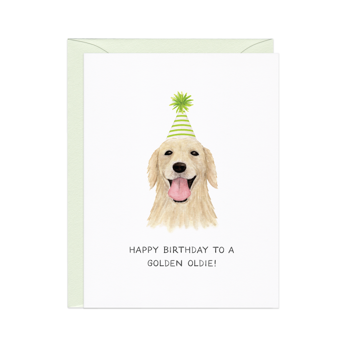 Golden Retriever Golden Oldie — Dog Lovers Birthday Card