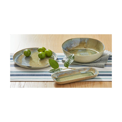 Montauk Serving Bowl Multi Porcelain Summer