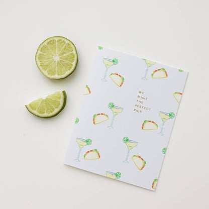 Taco Marg Perfect Pair Card