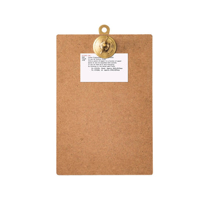 SCREW CLIPBOARD [A4]
