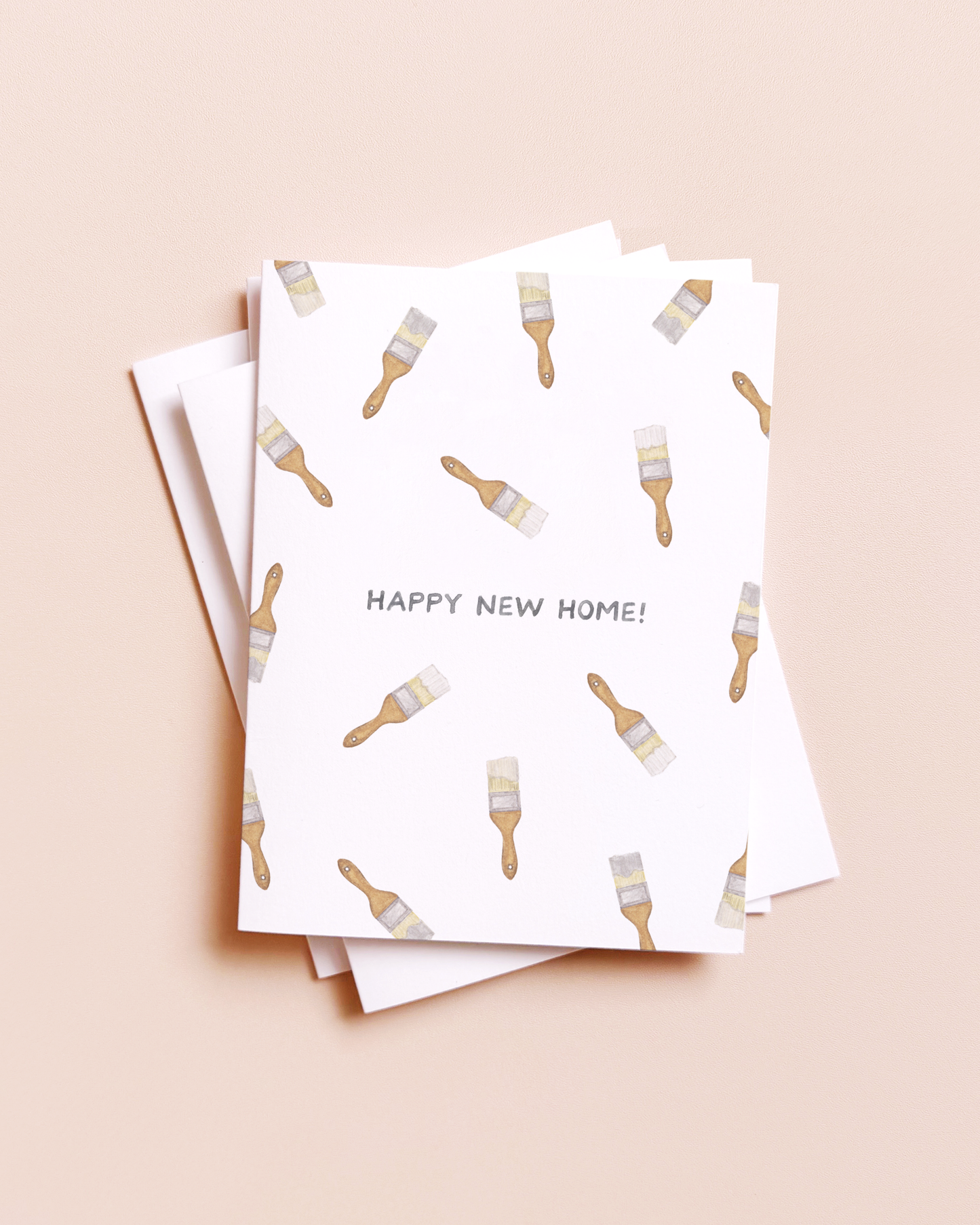 New Home Paints — Funny Housewarming Congrats Card