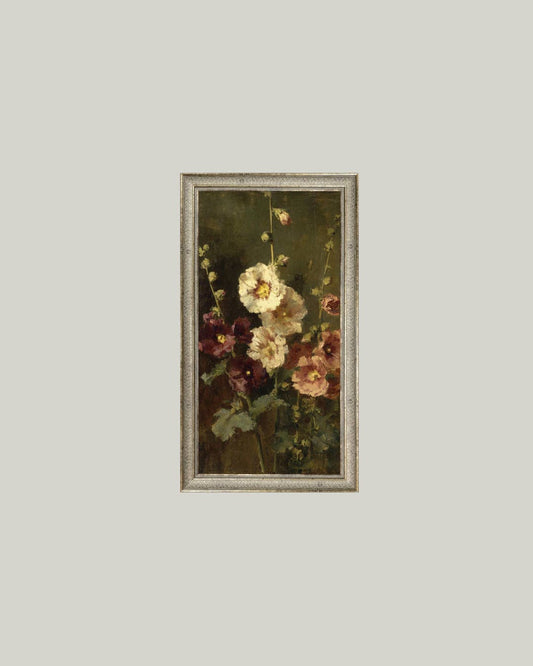 Late Summer Hollyhocks