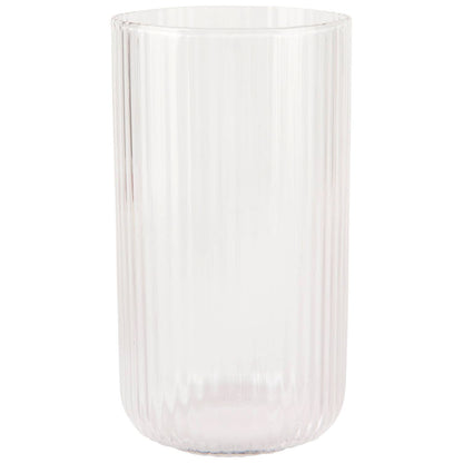 Fluted Glass 17 oz - Clear