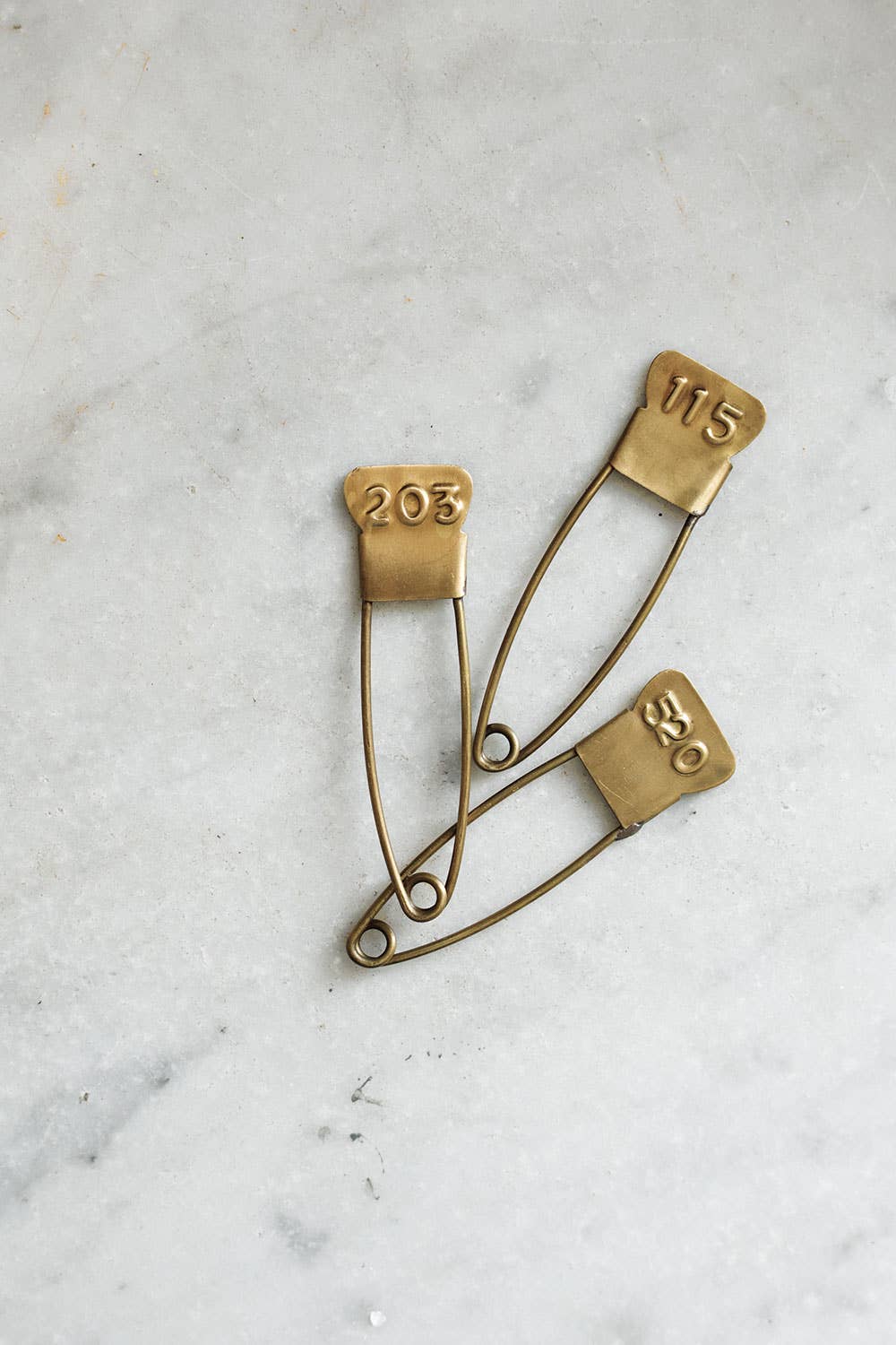 Brass Numbrer Pin