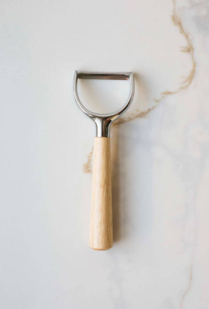 Wooden Handled Peeler