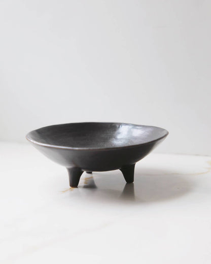 Footed Ceramic Display Bowl