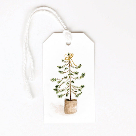 Christmas tree gift tags