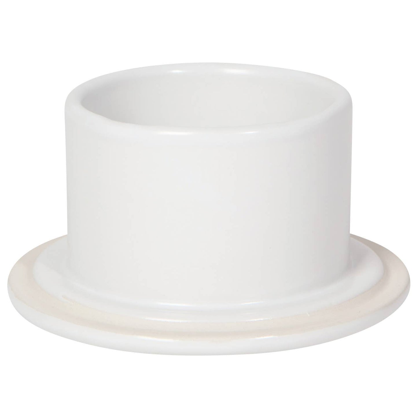 Matte White Butter Crock