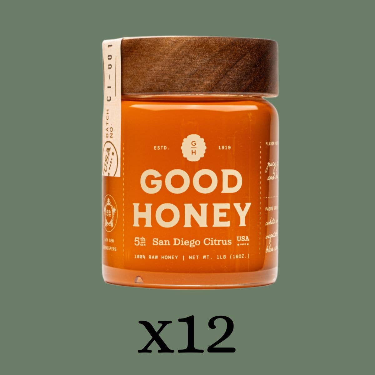 16oz San Diego Citrus Honey