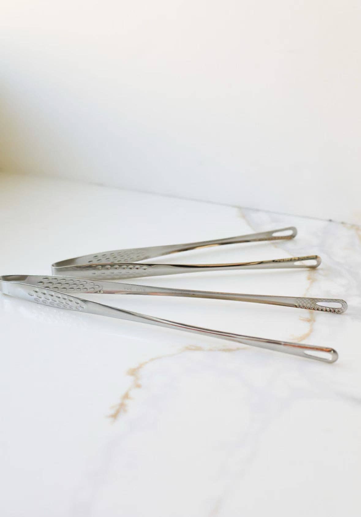 Stainless Steel Non-Slip Tongs