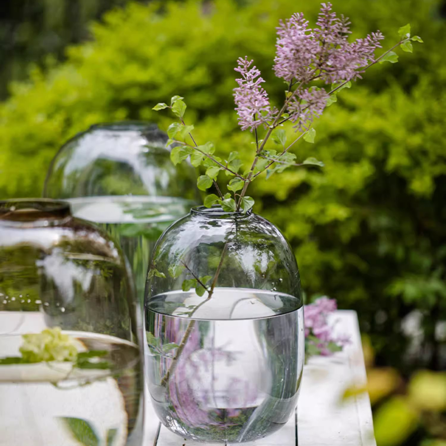 Modern Clear Glass Vase