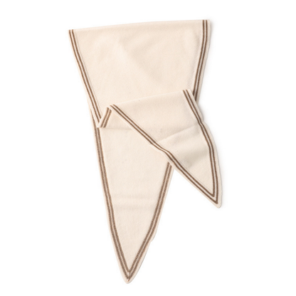 Cashmere Knit Wrap – Soft Triangle Neck Scarf