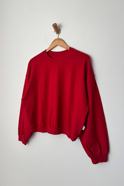 Cali Jersey Sweatshirt-Chili