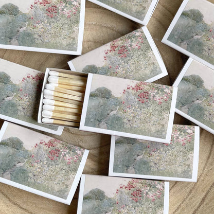 Spring Cottage Field Match Set // Vintage Landscape
