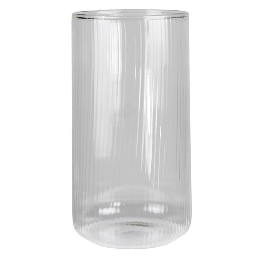 Jolie Ribbed High Ball, Glass