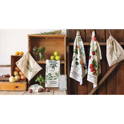 Garden Herbs Dishtowel