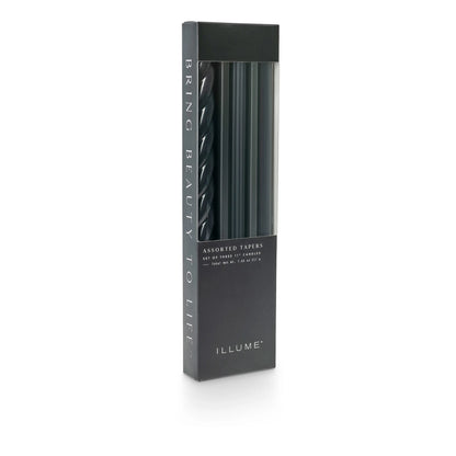 Blackberry Tapered Candles, 3 pack