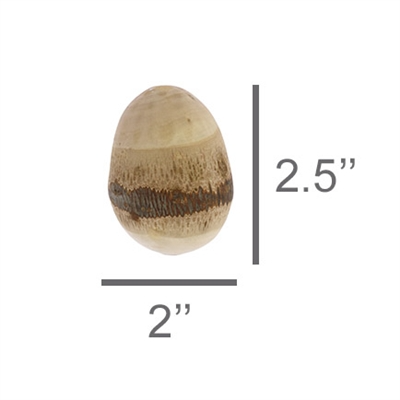 Turned Egg, Wood