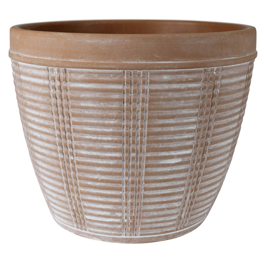 Calypso Cachepot, Cement - Lrg