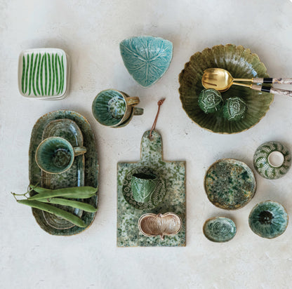 Embossed Stoneware Dish (Each One Will Vary)