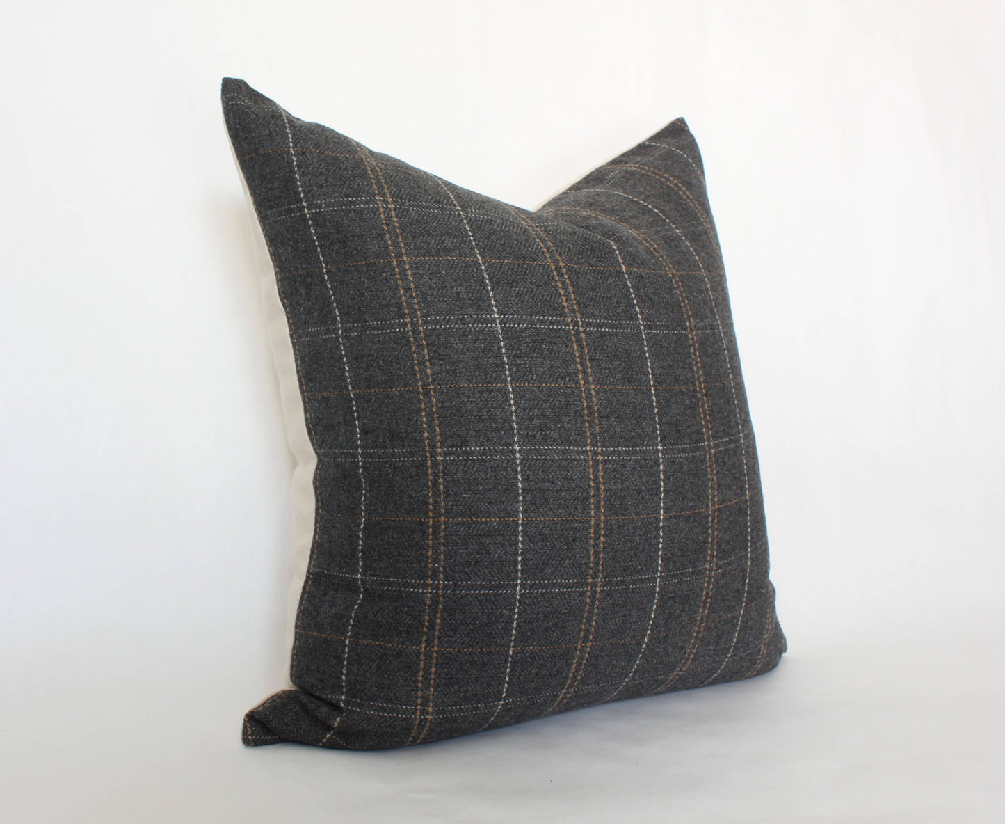 Dark Gray Pillow Cover, Moody Throw Pillow | Glenton