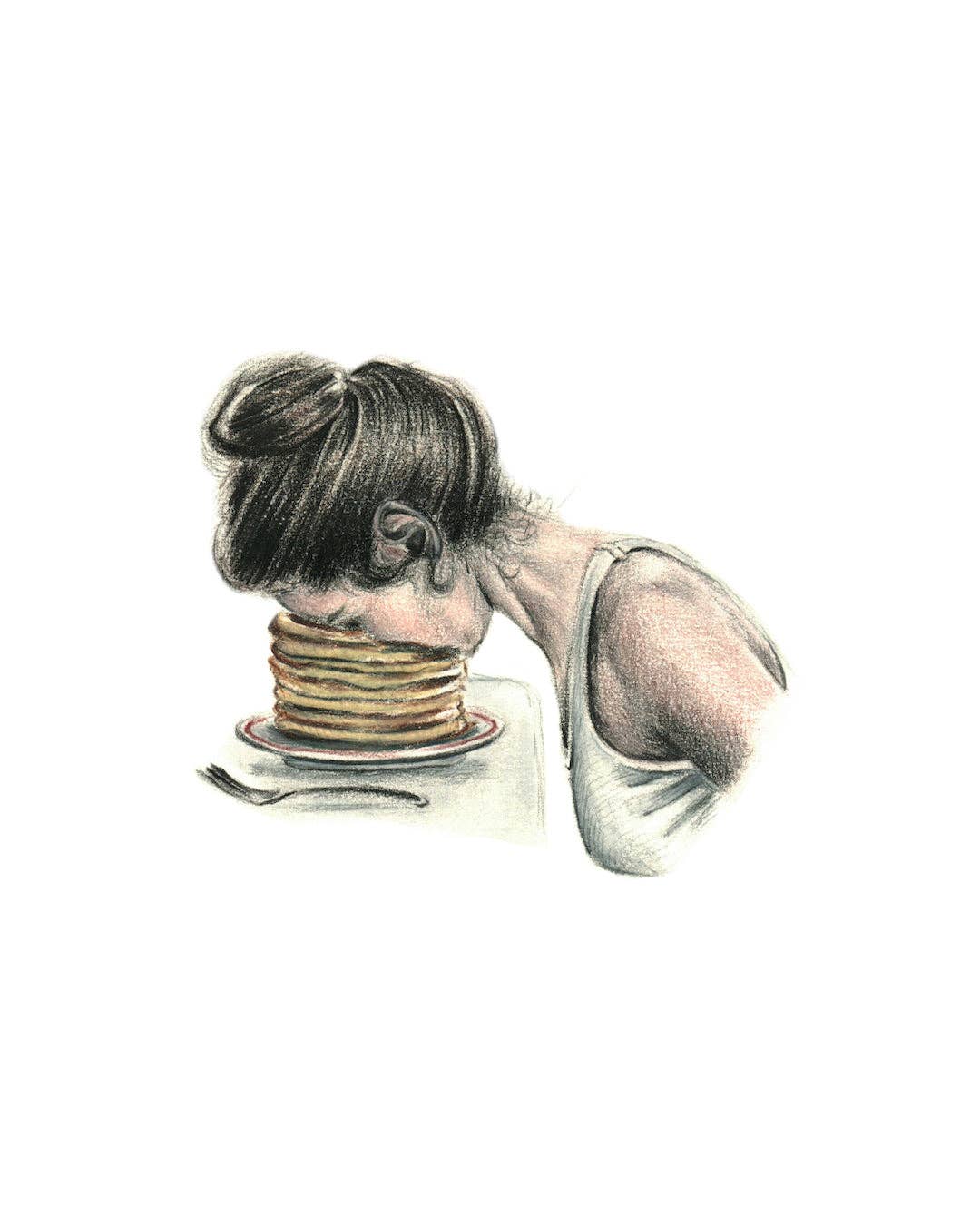 Hotcakes Notecard