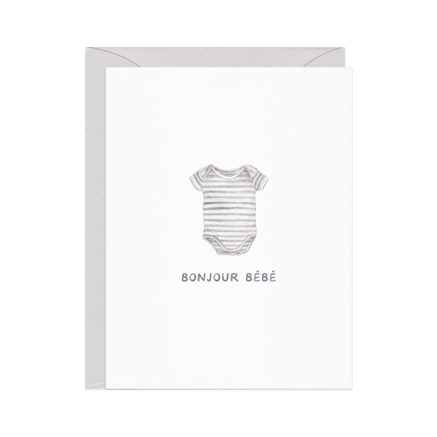 Bonjour Bébé — French New Baby Card