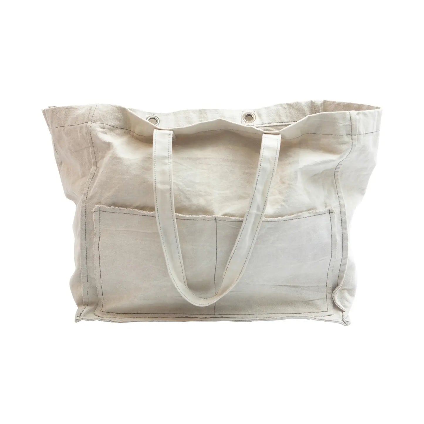 Distressed Canvas Tote