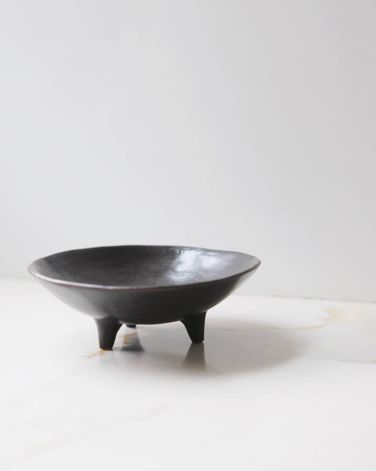 Footed Ceramic Display Bowl