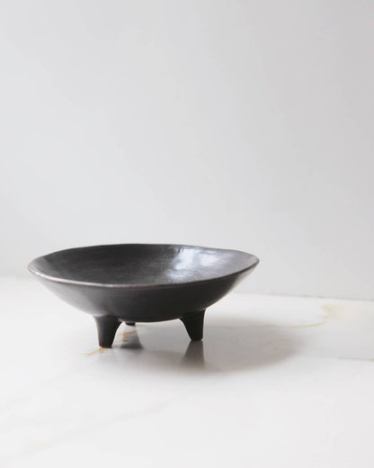 Footed Ceramic Display Bowl