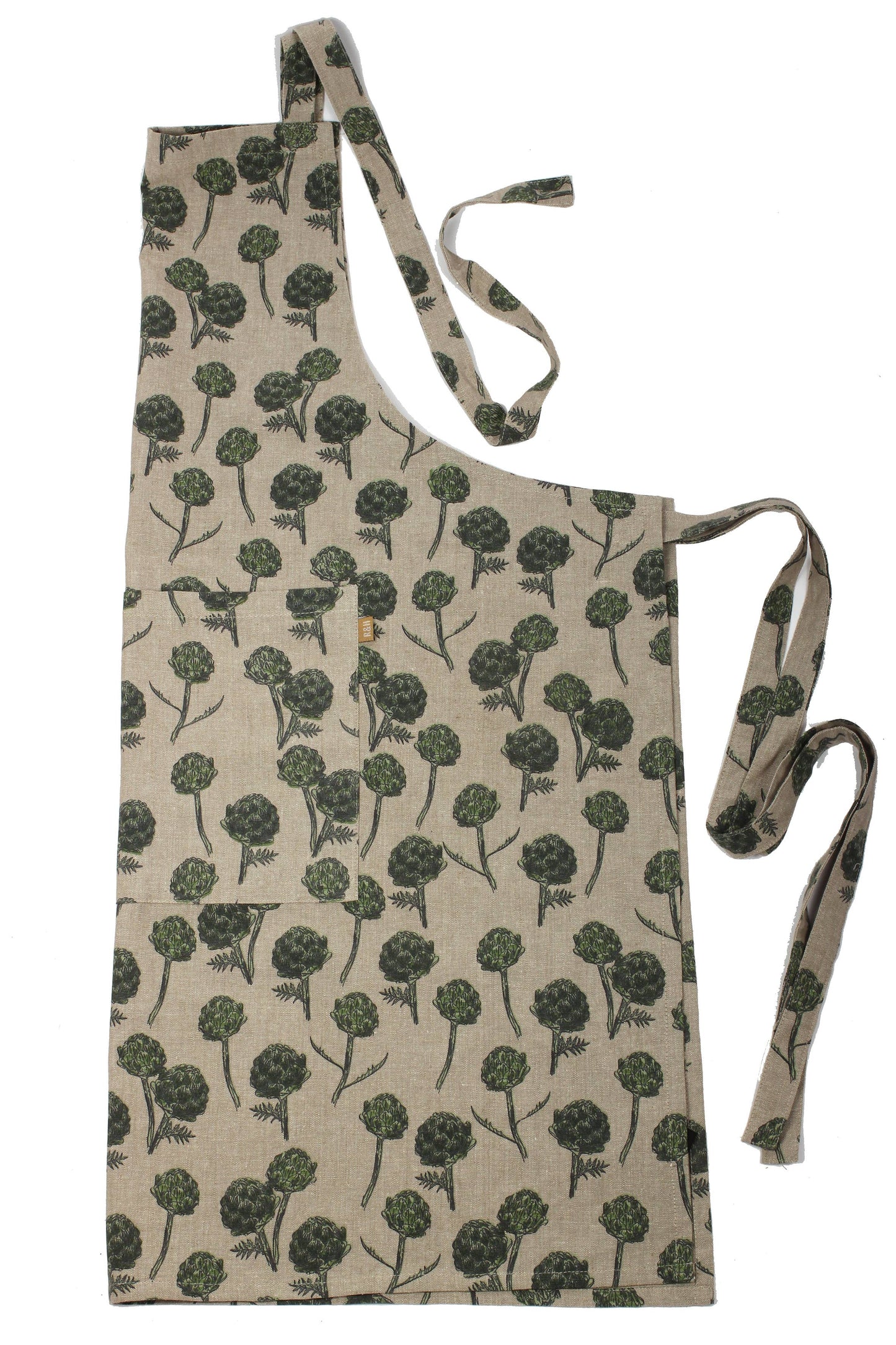 Apron Artichoke Burnt Olive
