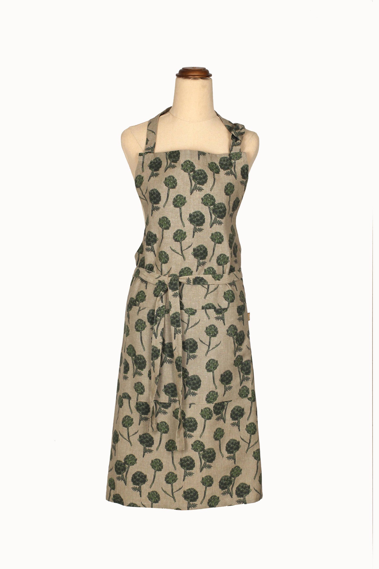 Apron Artichoke Burnt Olive